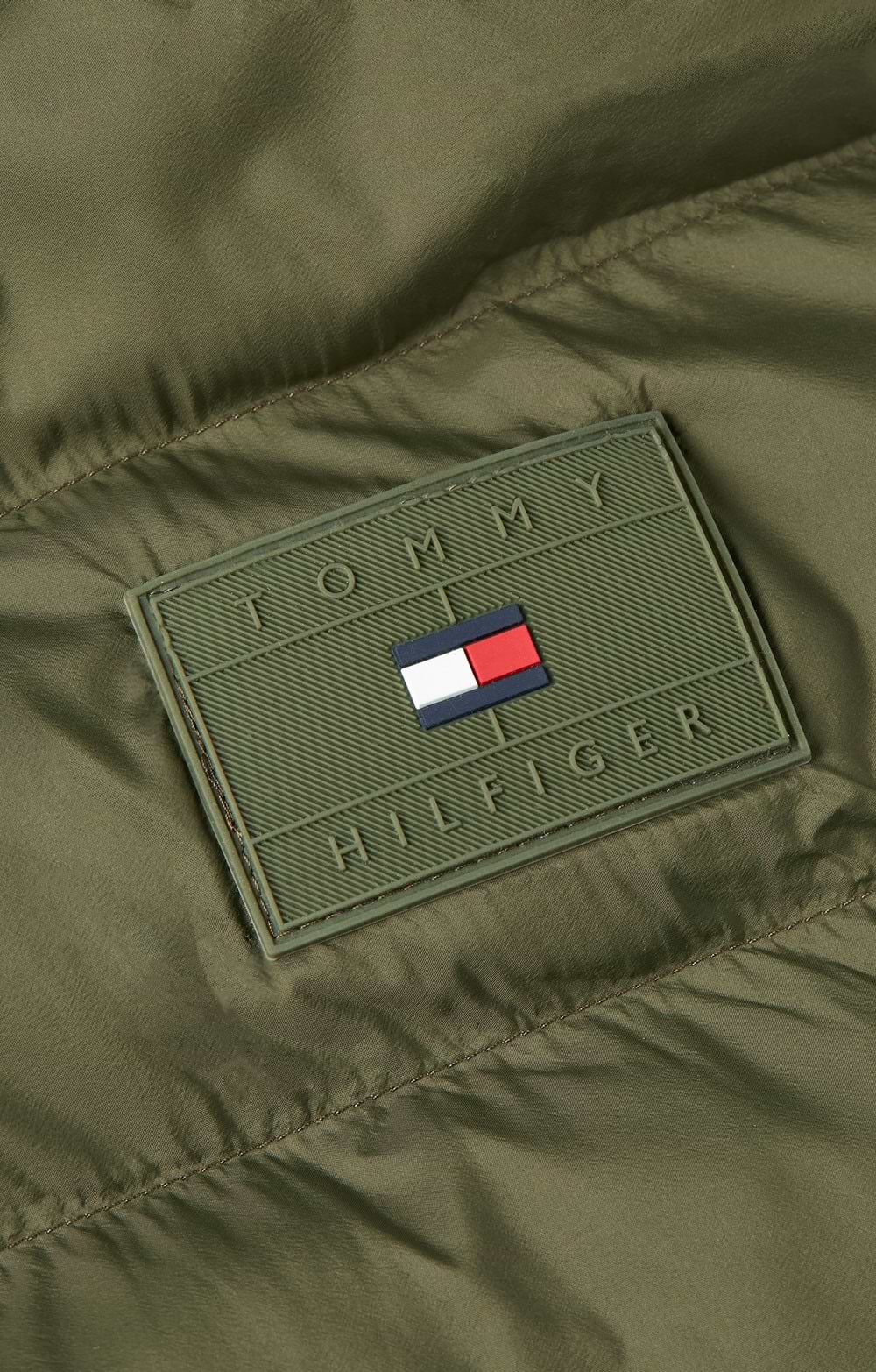 Mens Tommy Hilfiger Stand Collar Jacket, Green House of Bruar