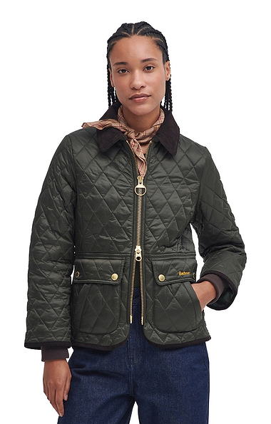 Ladies Barbour Fitted Beadnell Quilted Jacket