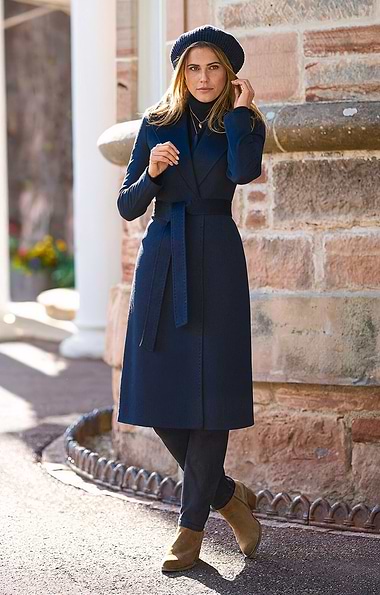 Ladies Cashmere Wrap Coat