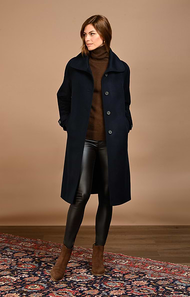 Ladies Raglan Cashmere Coat