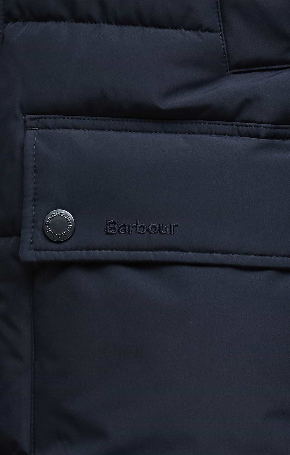 Men's Barbour Bedale Hood Puffer Jacket, Navy - House of Bruar
