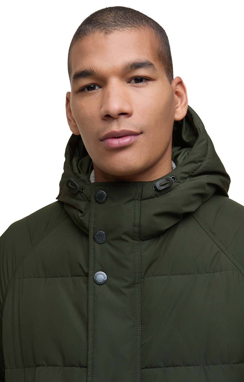 新品 Barbour Beacon Bedale Hooded Quilted Men's Barbour Bedale Hood Puffer Jacket, Green - House of Bruar