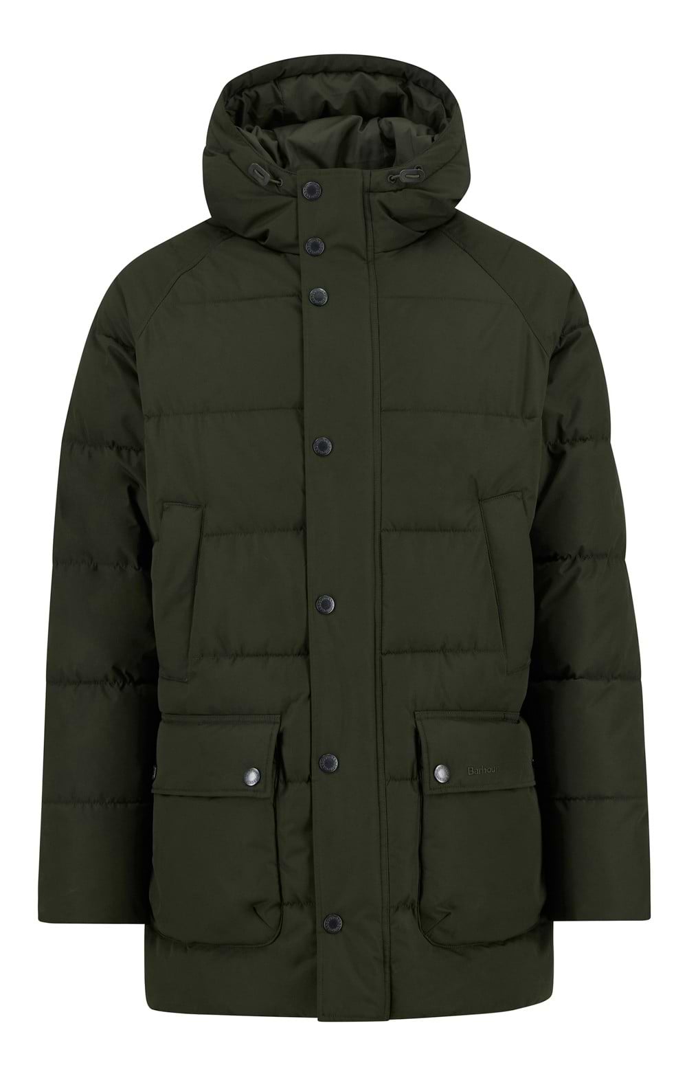 新品 Barbour Beacon Bedale Hooded Quilted Men's Barbour Bedale Hood Puffer Jacket, Green - House of Bruar