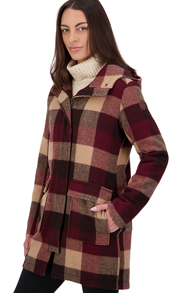 Ladies Swanndri Annmore Wool Coat