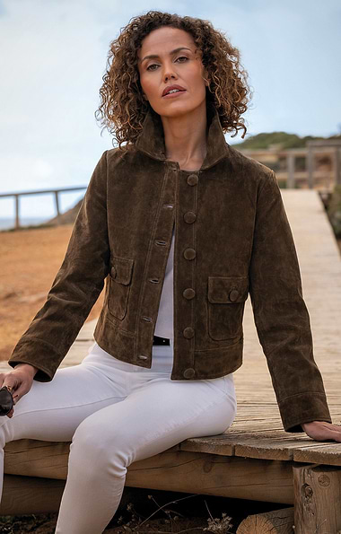 Ladies Rosie Suede Jacket