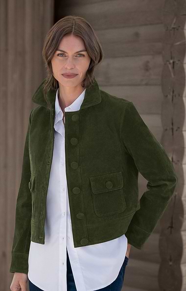 Ladies Rosie Suede Jacket