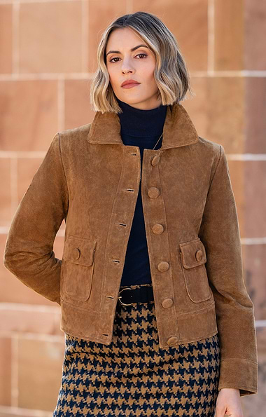 Ladies Rosie Suede Jacket