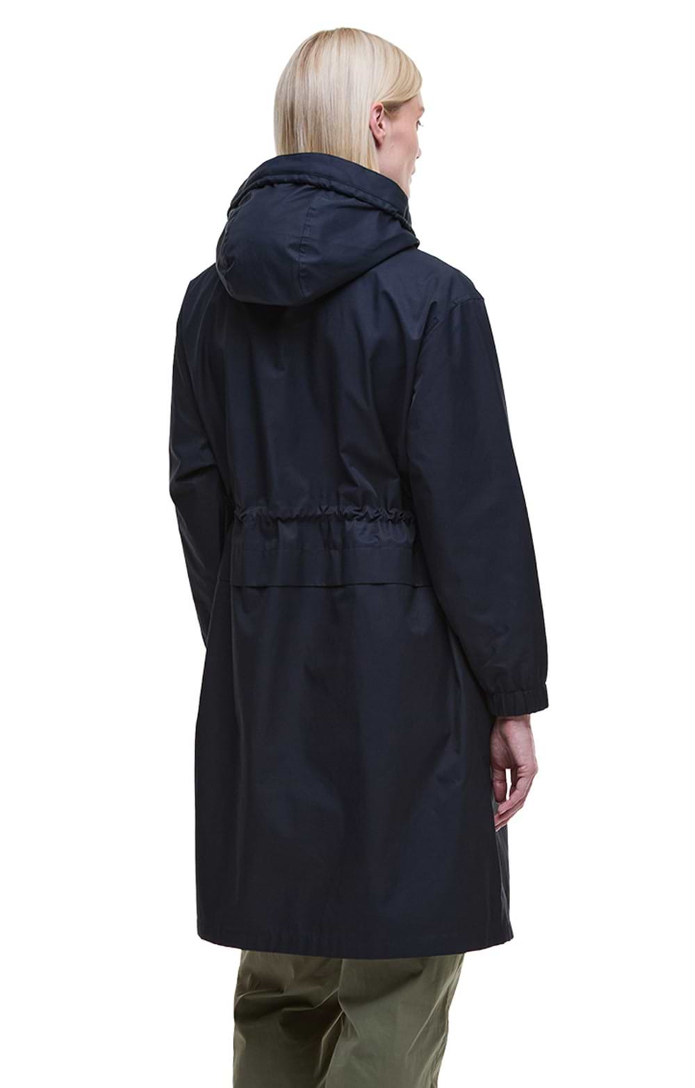Ladies Barbour Evie Showerproof Parka, Navy - House of Bruar