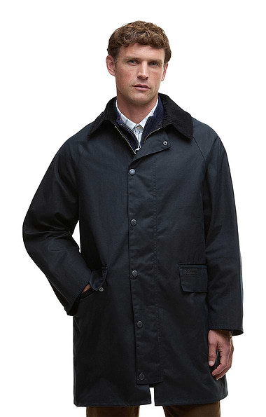 Men's Barbour Country Wax Mac Jacket