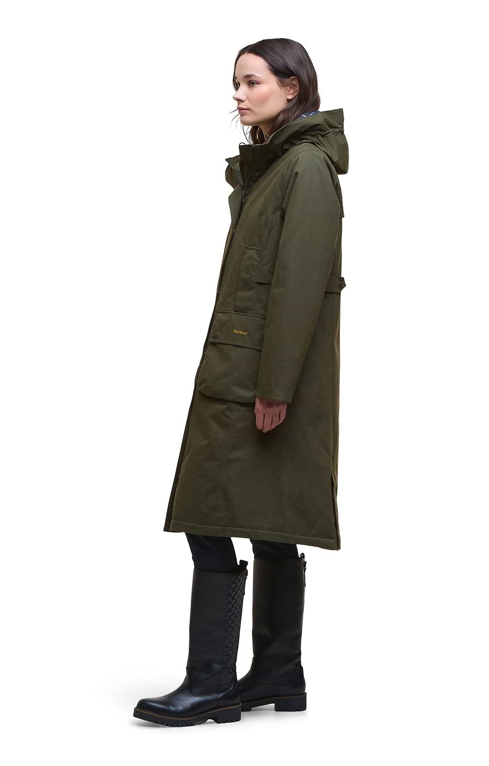 Ladies Barbour Bamburgh Waterproof Jacket, Green - House of Bruar