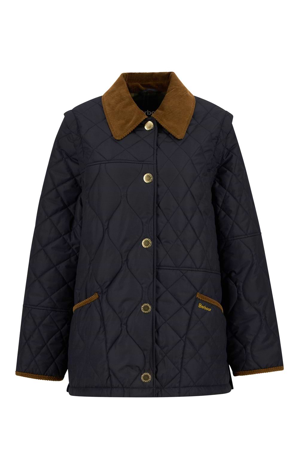 Ladies Barbour Lorrie Quilted Jacket, Black - House of Bruar