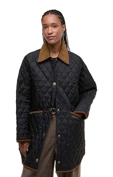 Ladies Barbour Liddesdale Oversized Quilted Jacket