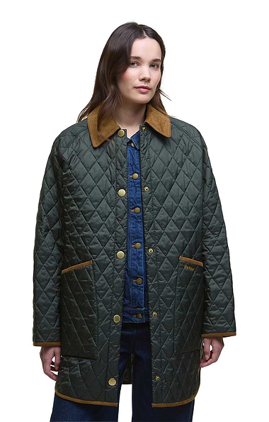 Ladies Barbour Liddesdale Oversized Quilted Jacket