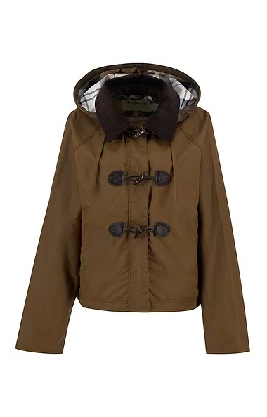 Ladies Barbour Myra Wax Duffle Jacket