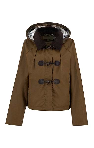 Ladies Barbour Myra Wax Duffle Jacket