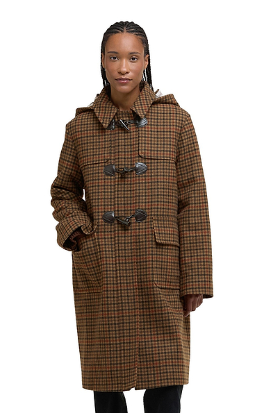 Ladies Barbour International Melody Wool Duffle Coat