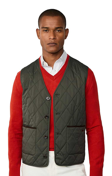 Men's Hackett London Paddock Quilted Waistcoat