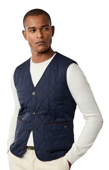 Men's Hackett London Paddock Quilted Waistcoat