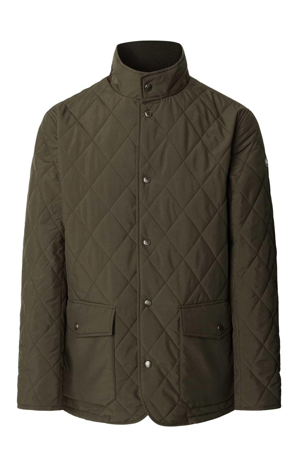Men's Hackett London Quilted Paddock Jacket, Green - House of Bruar