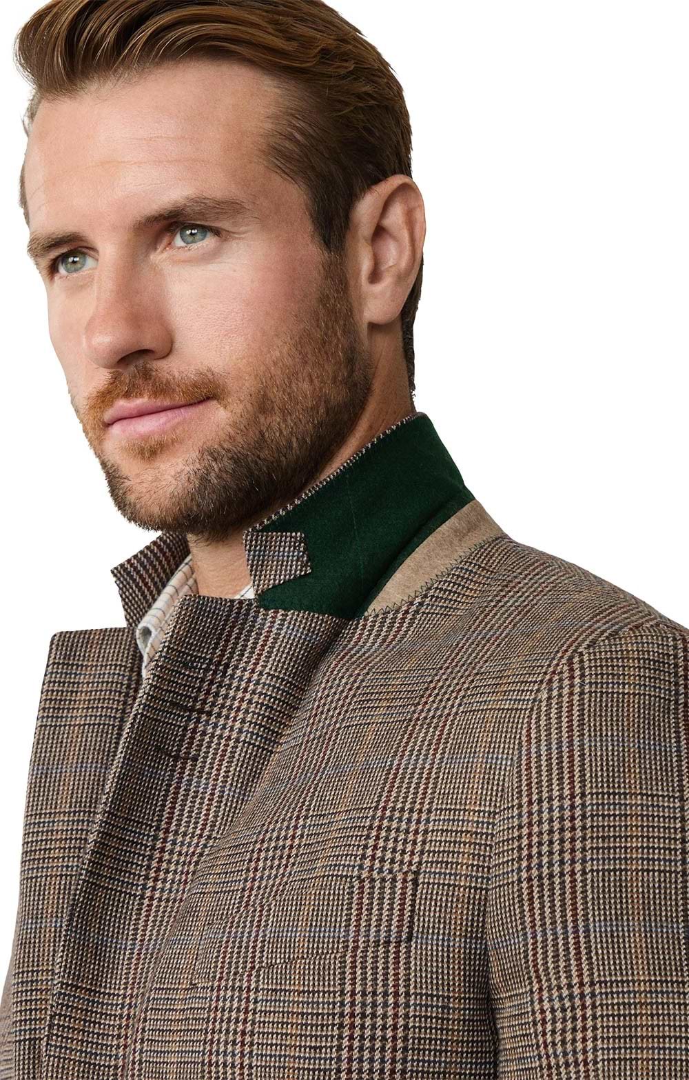Men's Hackett London Country Check Blazer, Brown - House of Bruar