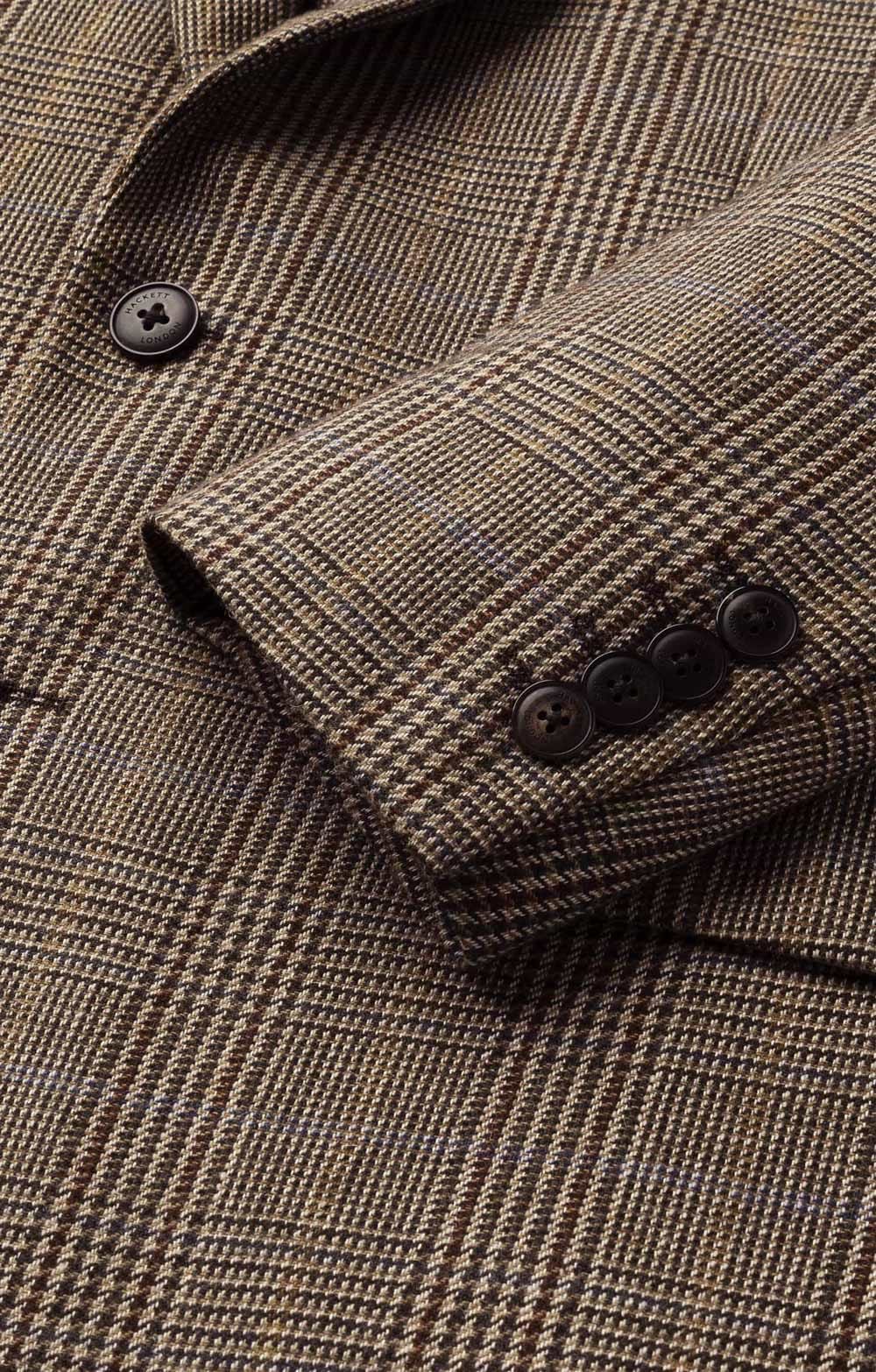 Men's Hackett London Country Check Blazer, Brown - House of Bruar