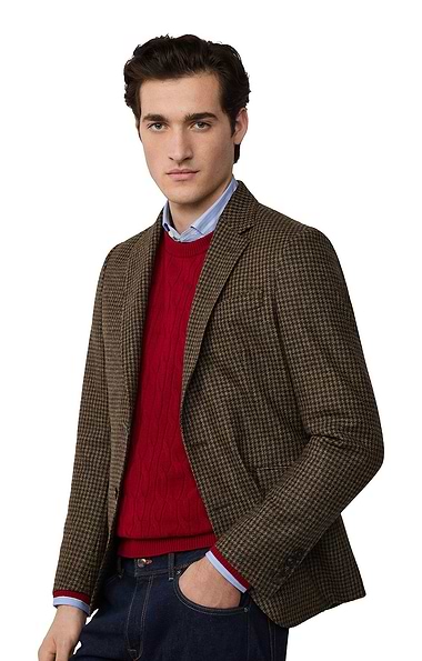 Men's Hackett London Country Houndstooth Jacket