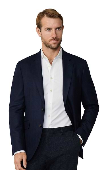 Men's Hackett London Flannel Herringbone Bib Jacket