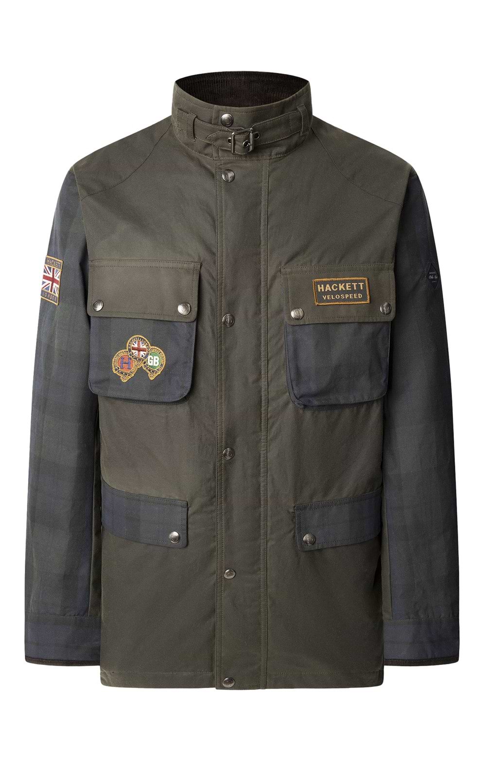 Men's Hackett London Blackwatch Velo Jacket, Green House of Bruar