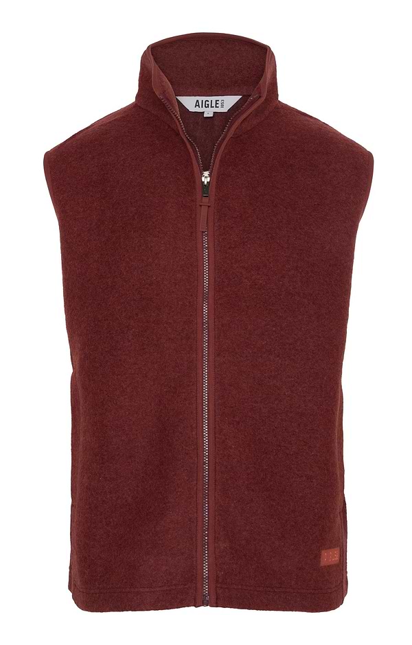 Men's Aigle Brushed Wool Gilet