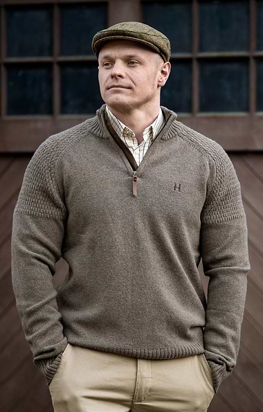 Men's Harkila Vincent Merino Half Zip Pullover