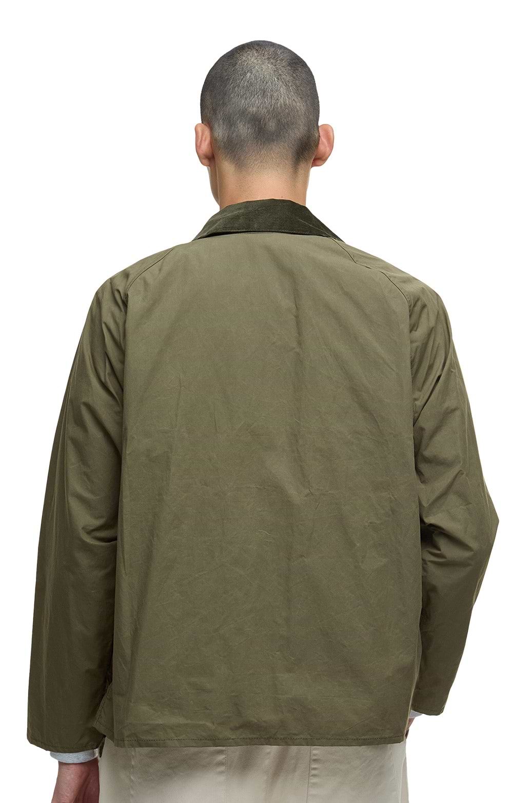 Mens Barbour International A7 Pacemaster Jacket, Green - House of