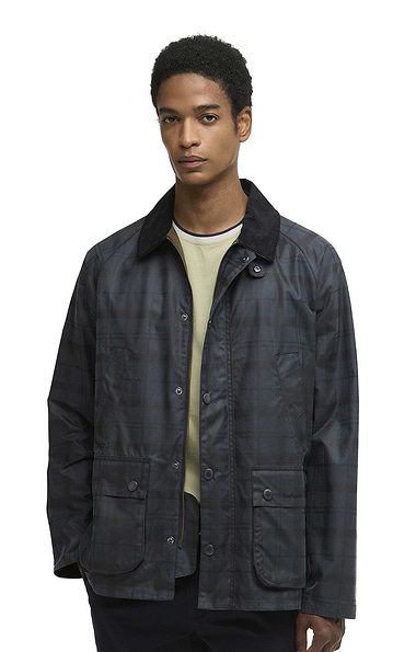 Men's Barbour Tartan Ambleside Wax Jacket