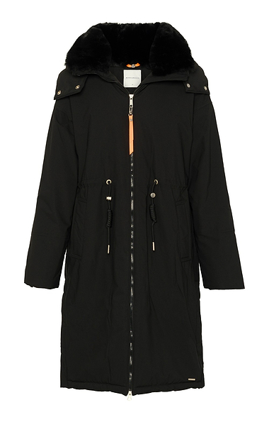 Ladies Rino & Pelle Faux Fur Collar Coat