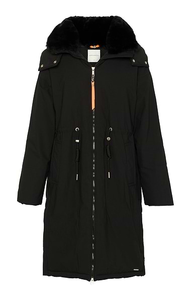 Ladies Rino & Pelle Faux Fur Collar Coat