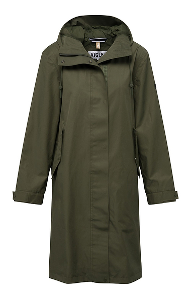 Ladies Aigle International Long Fishtail Parka
