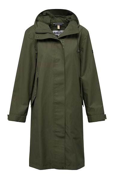 Ladies Aigle International Long Fishtail Parka