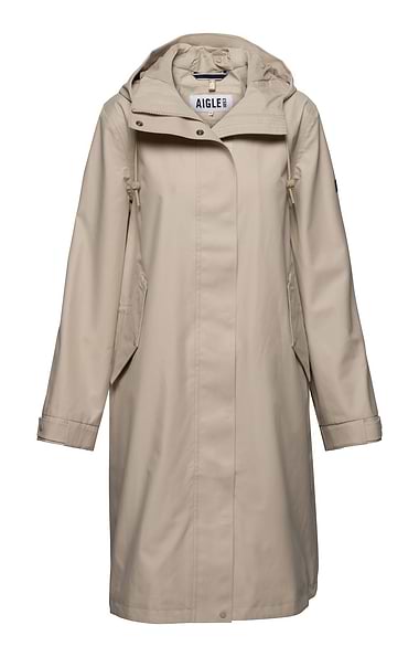 Ladies Aigle International Long Fishtail Parka