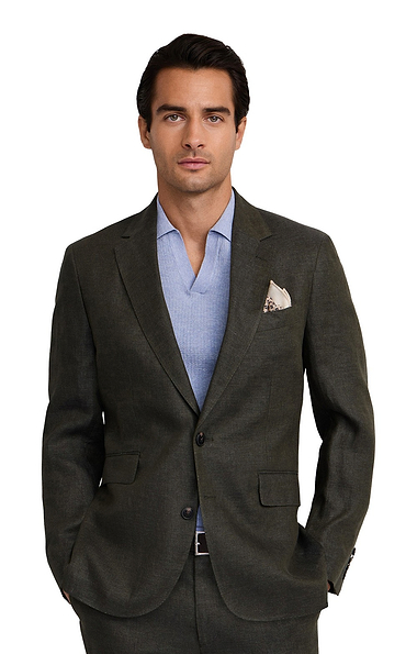 Men's Hackett Linen Delave Hopsack Blazer
