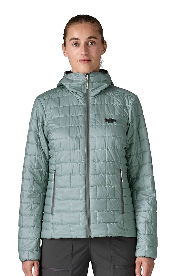 Ladies Patagonia Nano Puff® Fitz Roy Trout Hoody