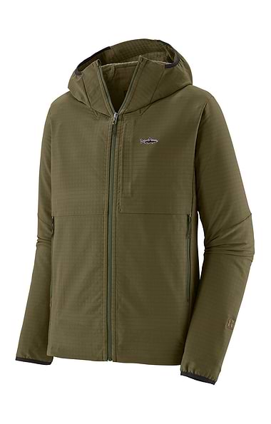 Men's Patagonia R1 TechFace Fitz Roy Trout Hoody