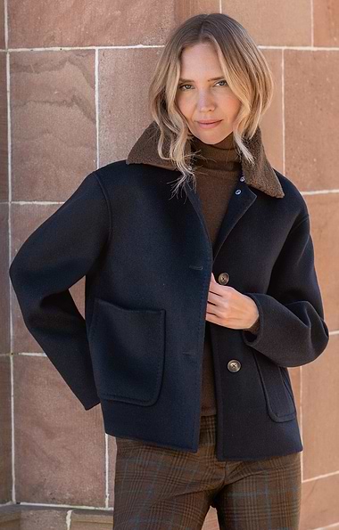 Ladies Teddy Collar Jacket