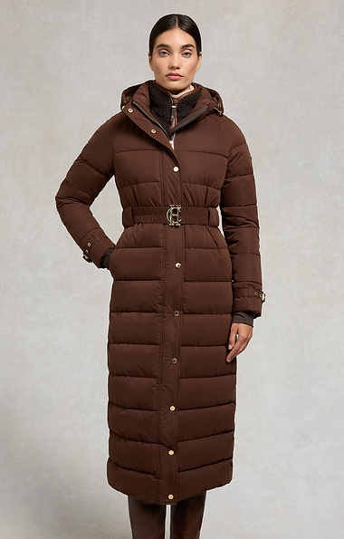 Ladies Holland Cooper Arosa Luxe Longline Puffer Coat
