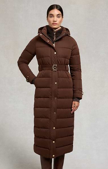 Ladies Holland Cooper Arosa Luxe Longline Puffer Coat