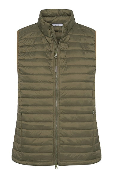 Ladies Quilted Stand Collar Gilet