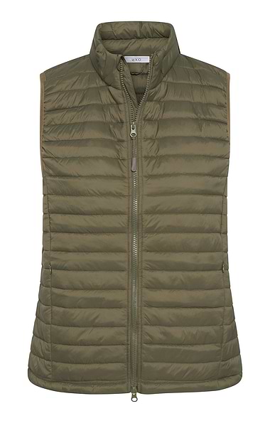 Ladies Quilted Stand Collar Gilet