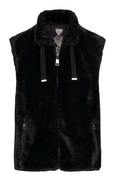 Ladies Barbara Lebek Faux Fur Gilet