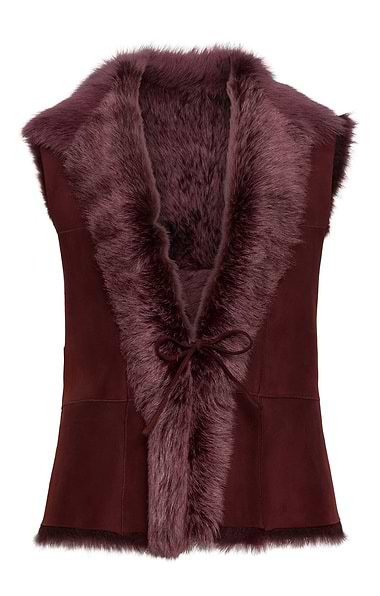 Ladies Lambskin Gilet