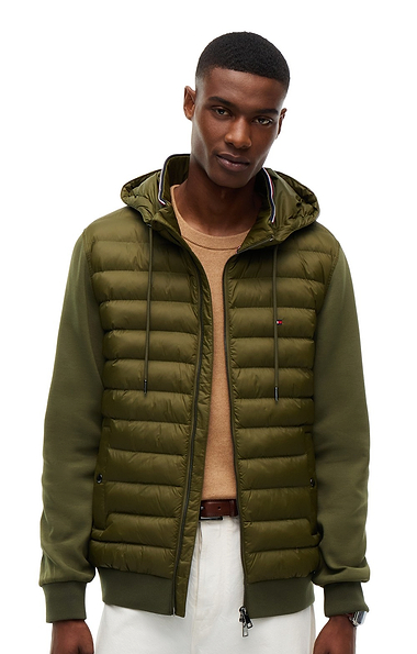 Men's Tommy Hilfiger Quilt Hooded Full Zip Jacket