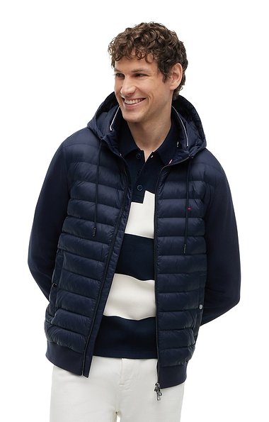 Men's Tommy Hilfiger Quilt Hooded Full Zip Jacket