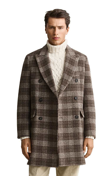 Men's Gant Double Breasted Wool Coat